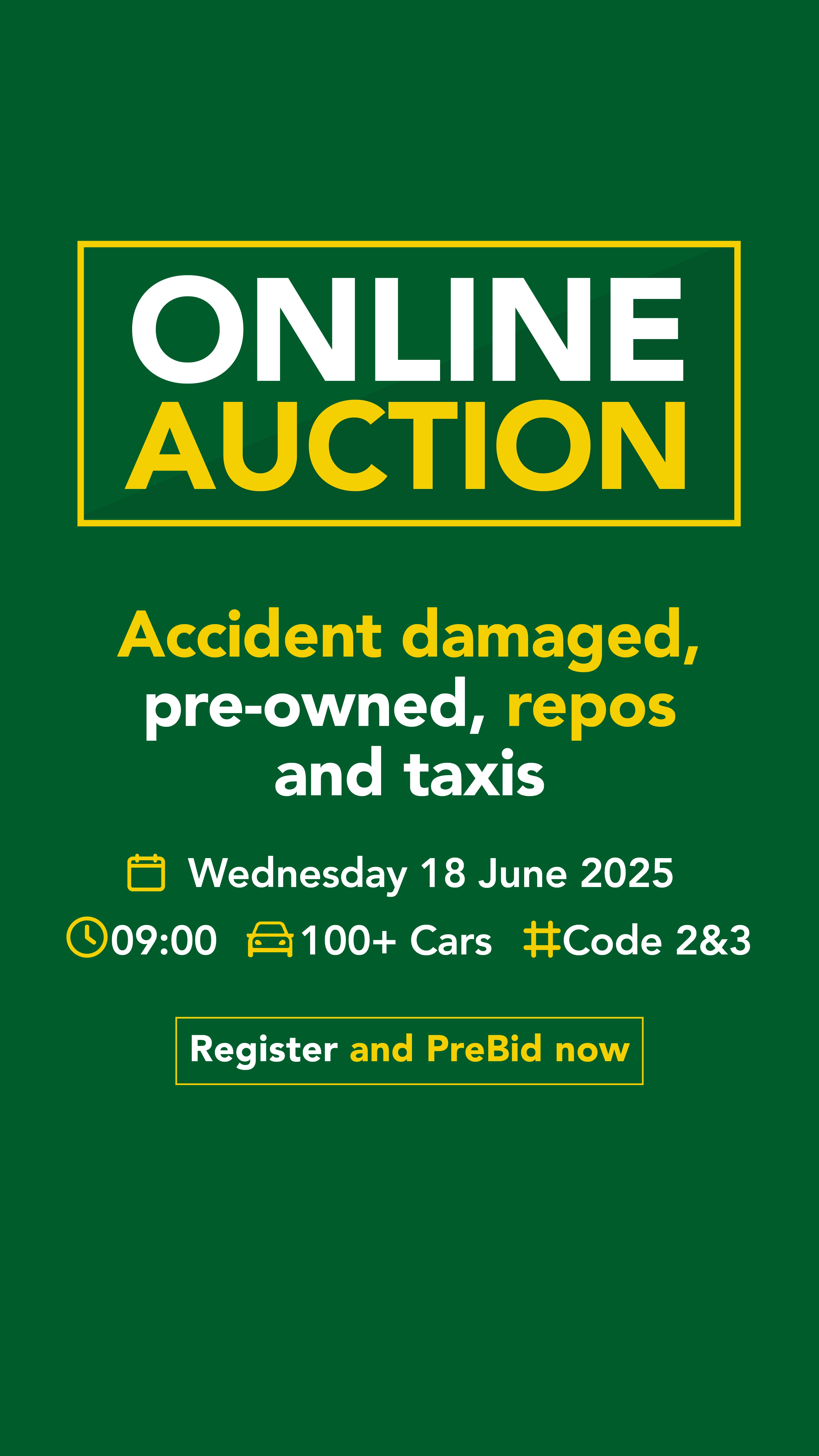 Bid today, drive tomorrow